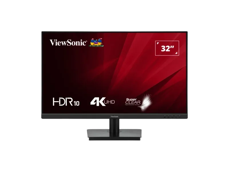 VIEWSONIC VA3208-4K-MHD (81.28CM) 32 INCH 4K UHD 3840X 2160 WITH BUILT-IN SPEAKERS, HDR10, SRGB 104%, EYE PROTECH, SUPERCLEAR VA PANEL, HDMI AND DISPLAYPORT