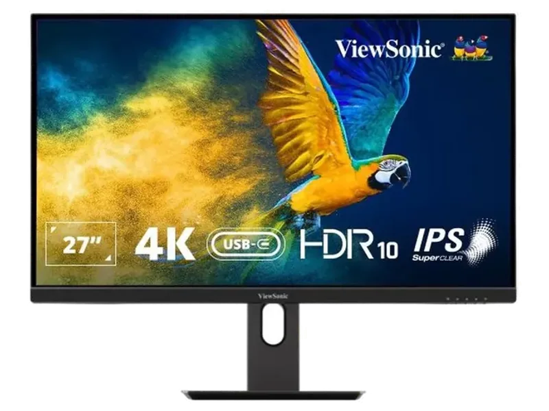 VIEWSONIC VX2762U-4K 27 Inch 4K UHD 60Hz IPS Panel 104%SRGB 3.8MS AMD Freesync Monitor