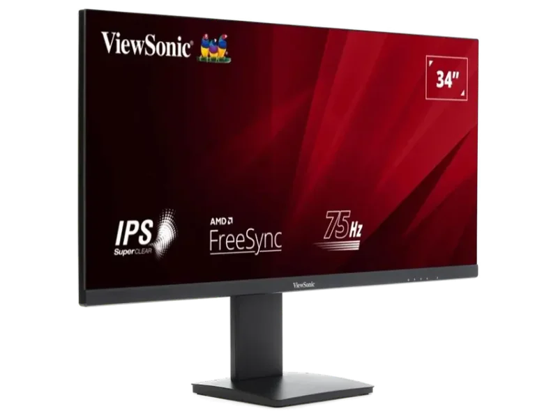 VIEWSONIC VA3456-MHDJ 34 Inch QHD 75Hz IPS Panel 104%SRGB AMD Freesync Monitor