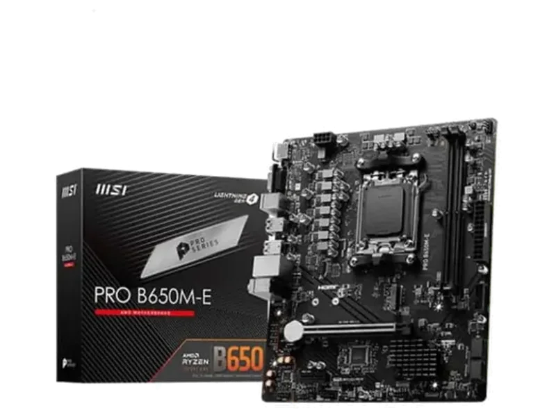 MSI Pro B650M-E DDR5 AMD Motherboard