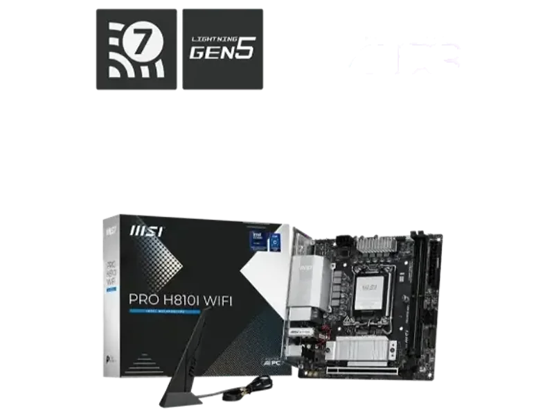 MSI PRO H810I WiFi Intel ITX Motherboard