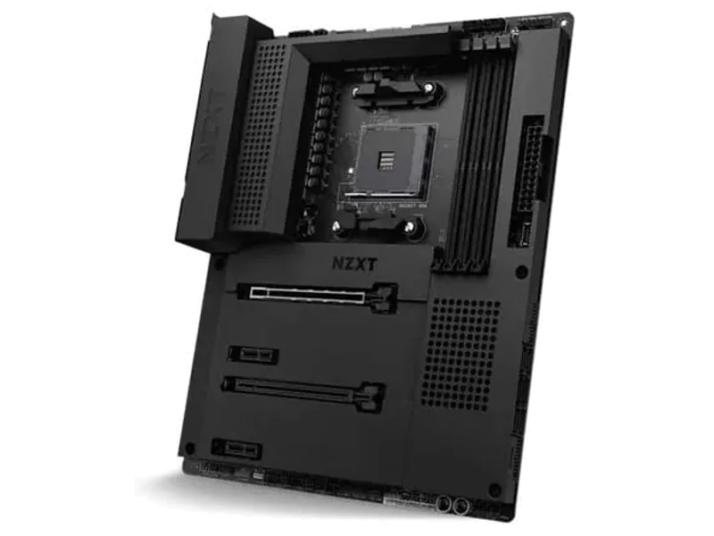 NZXT N7 B550 (Wi-Fi) Motherboard Matte Black Cover N7-B55XT-B1 (AMD SOCKET AM4/RYZEN 5000, 4000 AND 3000 SERIES CPU/MAX 128GB DDR4 4733MHz MEMORY)