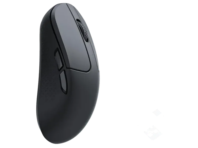 Keychron M3 Mini Wireless Optical Mouse, Bluetooth 5.1/2.4 GHz/Wired Gaming Mouse, Programmable PixArt 3395 Sensor with up to 26,000 DPI/ 650 IPS, Lightweight Ergonomic for Windows Mac Linux - Black