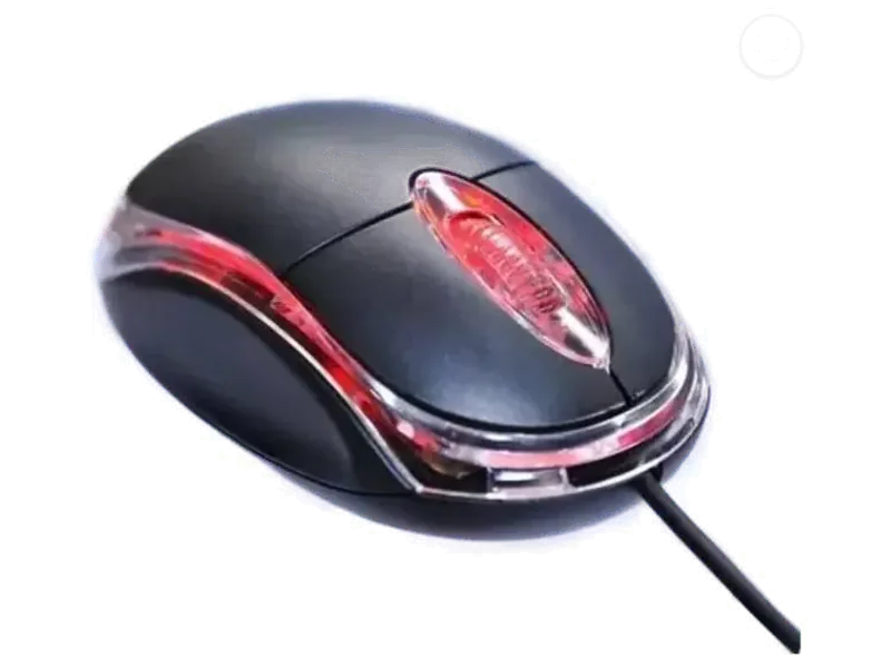 BSVR Stylish USB Wired Gaming Mouse With Lights for Computer _034 Wired Ambidextrous Optical Gaming Mouse