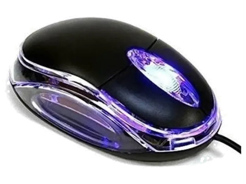 BSVR Stylish USB Wired Gaming Mouse With Lights for Computer _083 Wired Ambidextrous Optical Gaming Mouse