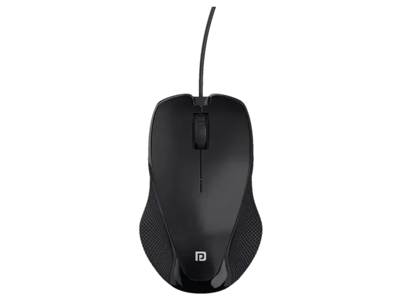 Portronics Toad 101 Wired Ambidextrous Optical Mouse with 1200 DPI, 3 Million Click Button Life, 1.25m Durable Cable