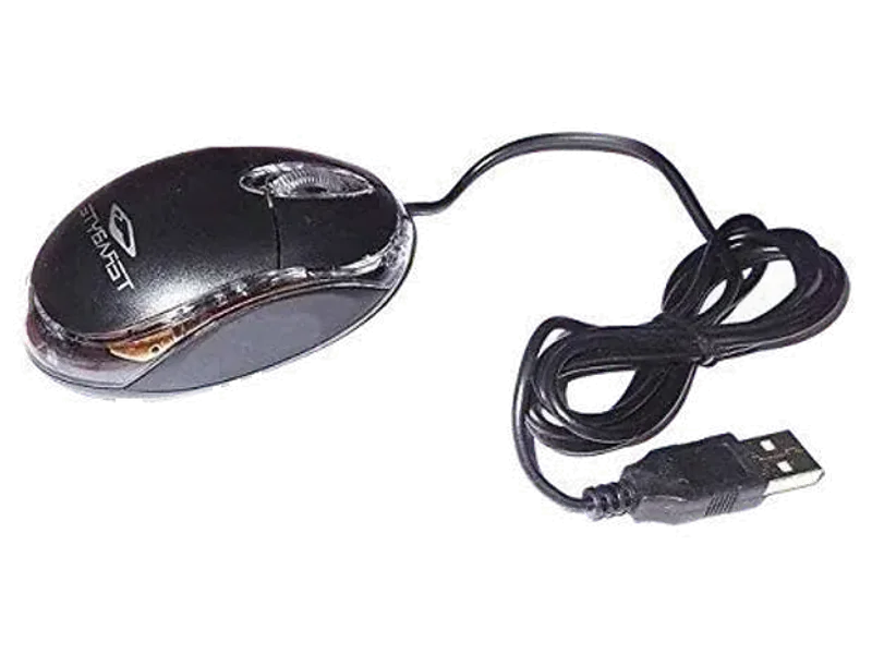 NKL Stylish USB Wired Gaming Mouse With Lights for Computer 120 Wired Ambidextrous Optical Gaming Mouse