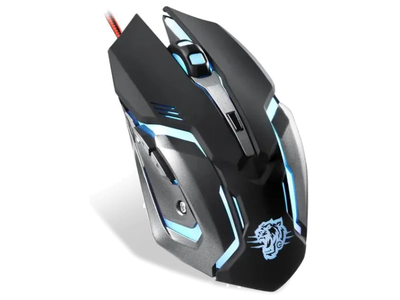 ENTWINO 6 Buttons Gaming Mouse Up to 3200 DPI With RGB Lights, For Gamers and Developers, GRENADE. Wired Ambidextrous Optical Gaming Mouse