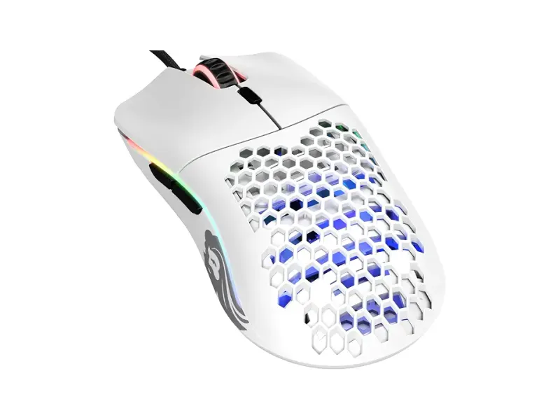 Glorious PC Gaming Race LLC Model O USB RGB Odin Mouse - Matte White(Extremely Light Weight 67/68g)