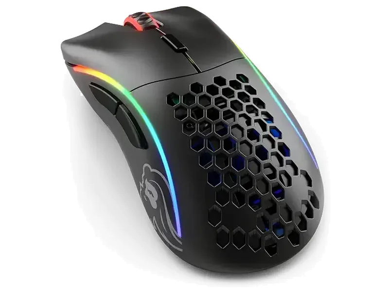Glorious PC Gaming Race USB Model D Wireless Gaming Mouse - RGB 69g Lightweight Ergonomic Wireless Gaming Mouse (Matte Black)