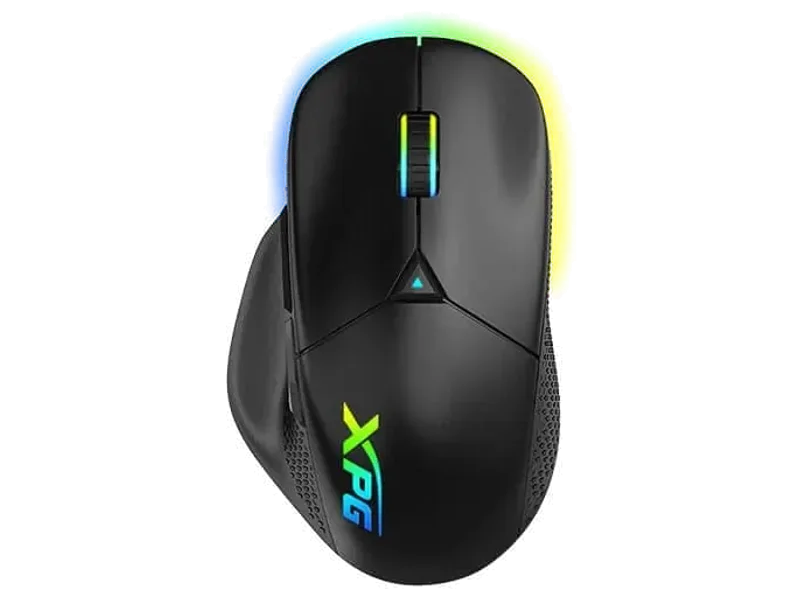 ADATA XPG Alpha RGB Ergonomic Wireless Gaming Mouse ( BLACK-ALPHAWL-BKCWW ) (16000 DPI / 6 Macro Buttons) ( Black )