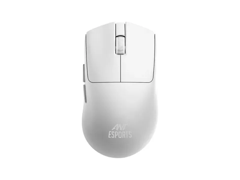 Ant Esports GM380 V2 Tri-Mode Wireless Gaming Mouse | 2.4G + Bluetooth + Wired | 6400 DPI, 4000 FPS Sensor, 1000Hz Polling, 72Hrs Battery, Rechargeable & Lightweight for PC, Laptop, Mac_White