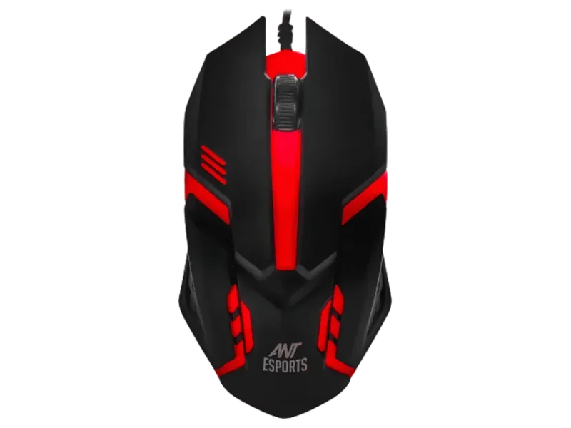 ANT ESPORTS GM45 Wired Ergonomic Gaming Mouse ( GM45 ) ( 3600DPI / 3 Macro Buttons ) ( Black )