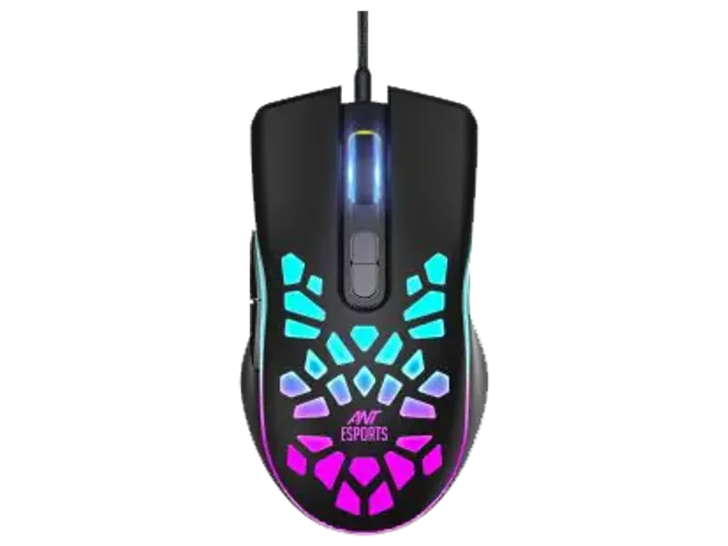 ANT Esports GM80 Wired Optical Gaming Mouse - Black