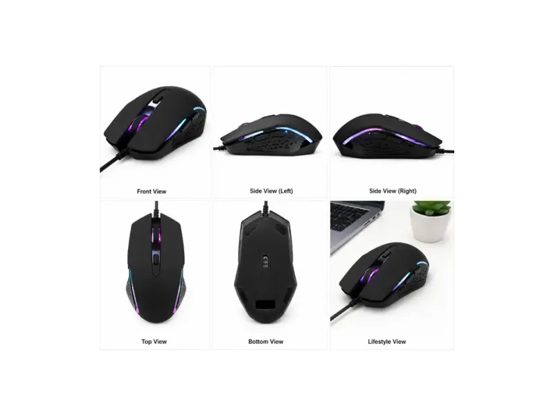 controlfree PHERO GX Wired Right Handed Optical Gaming Mouse
