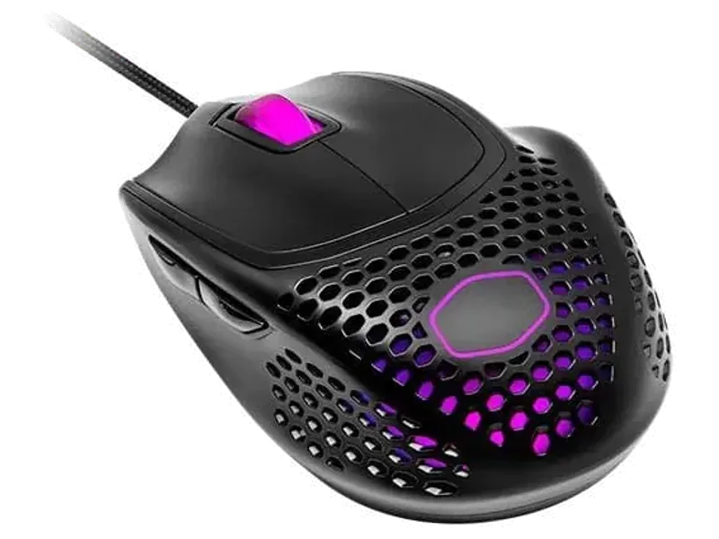 COOLER MASTER MM720 Wired Ergonomic RGB Gaming Mouse ( MM-720-KKOL1 ) ( 16000DPI / 6 Macro Buttons ) ( Matte Black )