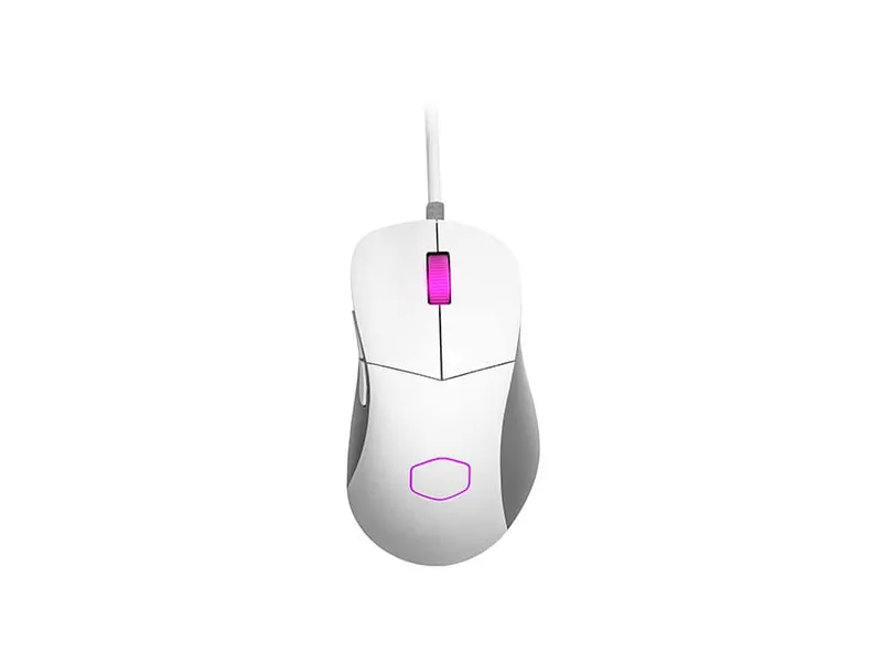 COOLER MASTER MM730 Wired Ergonomic Gaming Mouse ( M MM-730-WWOL1 ) ( 16000DPI / 6 Macro Buttons ) ( White )