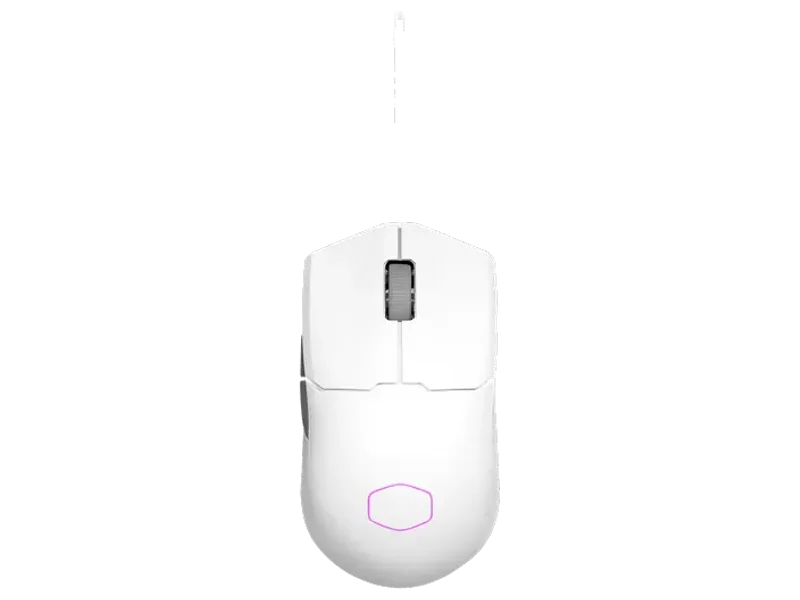 COOLER MASTER MM712 Wireless + Bluetooth Ambidextrous Gaming Mouse ( MM-712-WWOH1 ) ( 19000DPI / 6 Macro Buttons ) ( White )
