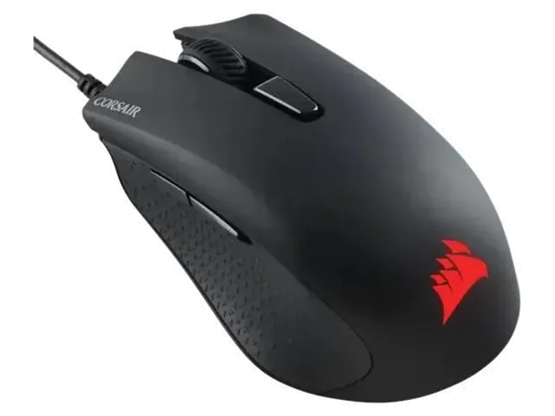CORSAIR Harpoon Pro Wired Ergonomic RGB MOBA Gaming Mouse ( CH-9301111-AP ) ( 12000DPI / 6 Macro Buttons ) ( Black )