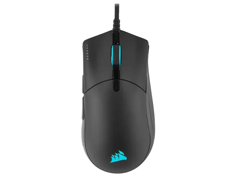 CORSAIR SABRE Pro Ultra Light Wired Ergonomic FPS / MOBA Gaming Mouse ( 18000DPI / 6 macro Buttons ) ( Black )
