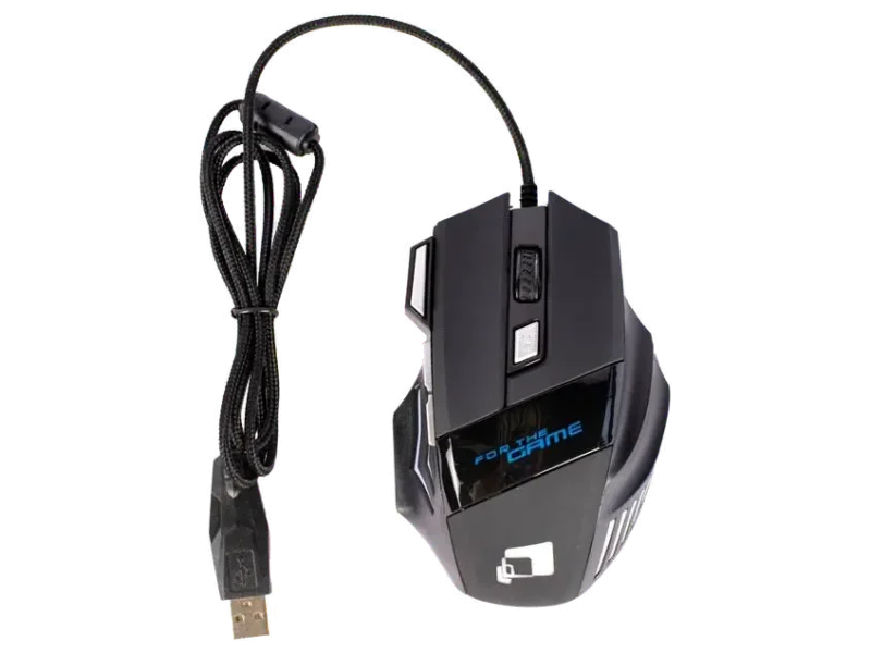 Blue Feather Gaming Mouse Wired Ambidextrous Optical Gaming Mouse