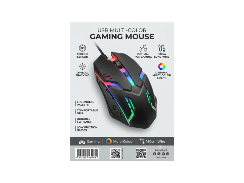 ABC IV-G01 Gaming Mouse Wired Ambidextrous Optical Gaming Mouse