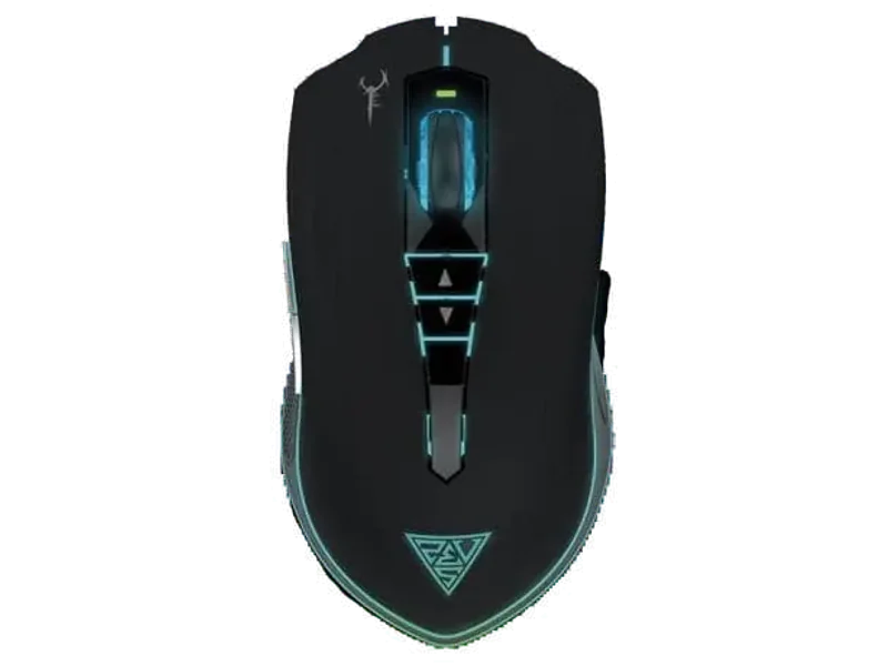GAMDIAS Hades M1 Wired Ambidextrous Gaming Mouse ( HADES-M1 ) ( 10800DPI / 7 Macro Buttons ) ( Black )