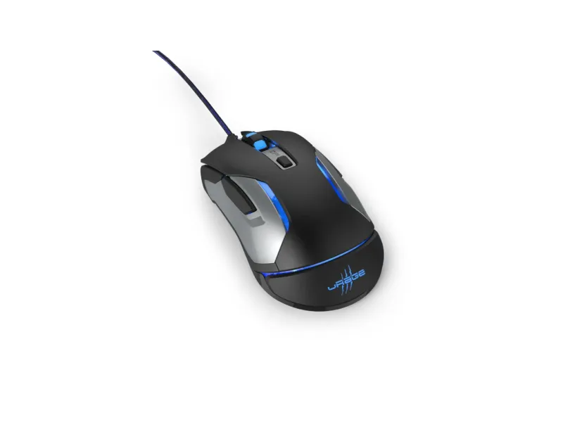 HAMA 186053 Reaper 320 Wired Ambidextrous Gaming Mouse ( 10000DPI / 4 Macro Buttons ) ( Black )