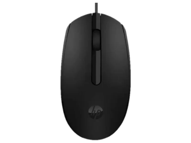 HP M10 Wired Ambidextrous Optical Mouse with 1000 DPI, Smooth Non-Slip Scroll Wheel, Durable 1.5m USB Cable