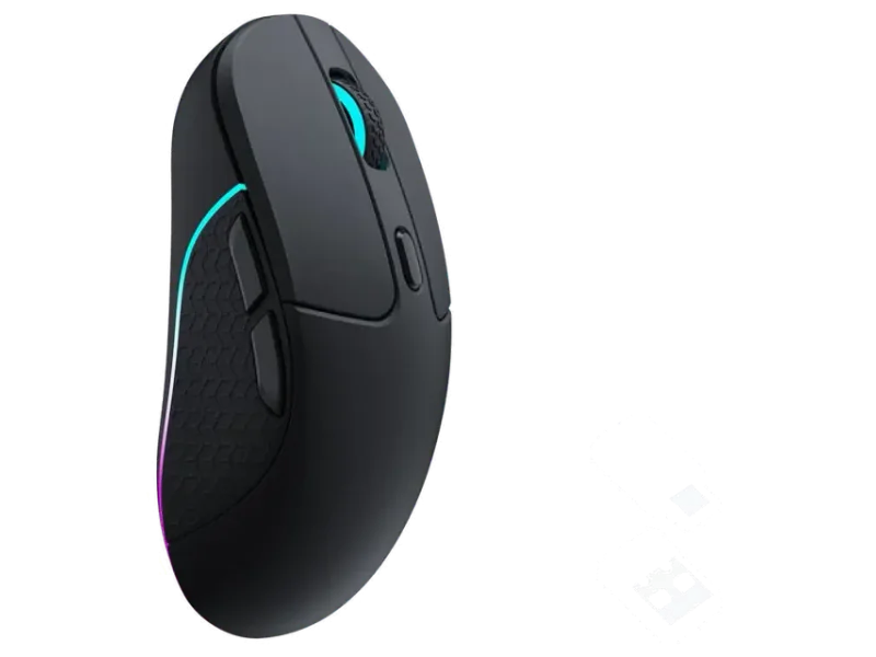 Keychron M3 Wireless Mouse, PixArt 3395 Sensor, 26000 DPI, 1000Hz Polling Rate, RGB, Bluetooth 5.1, 2.4GHz, USB Type-C, Black