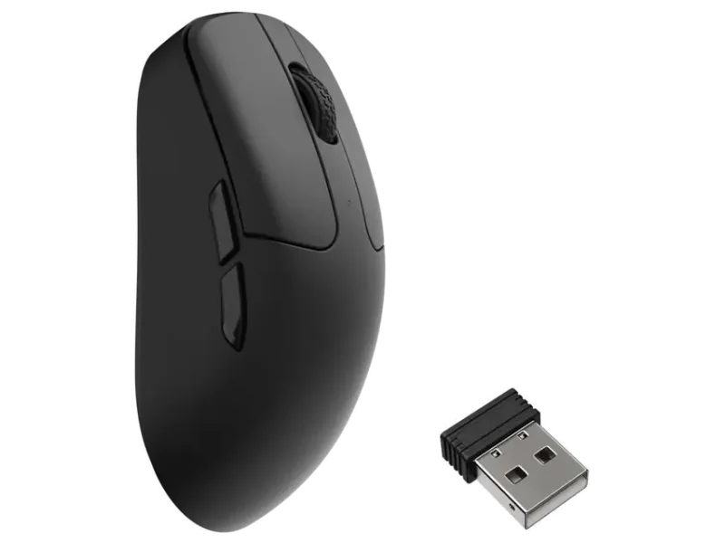 Keychron M2 Wireless Mouse, PixArt 3950 Sensor, 30000 DPI, 8000Hz Polling Rate, 2.4GHz, Bluetooth, USB Type-C, Black