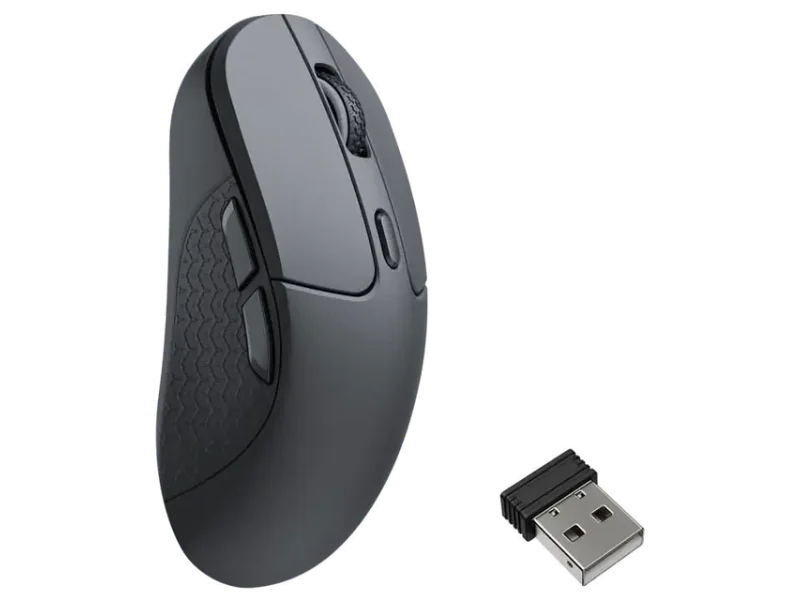 Keychron M3 Wireless Mouse, PixArt 3950 Sensor, 30000 DPI, 8000Hz Polling Rate, Bluetooth 5.3, 2.4GHz, USB Type-C, Black