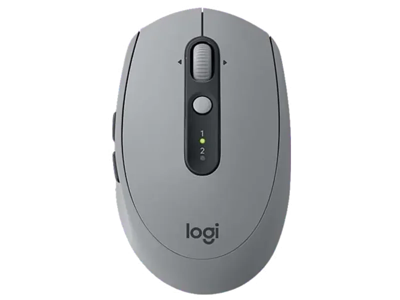LOGITECH M590 Multi-Device Silent Bluetooth Wireless Ambidextrous Gaming Mouse ( 910-005204 ) ( 1000DPI / 5 Macro Button ) ( Mid Grey Tonal )