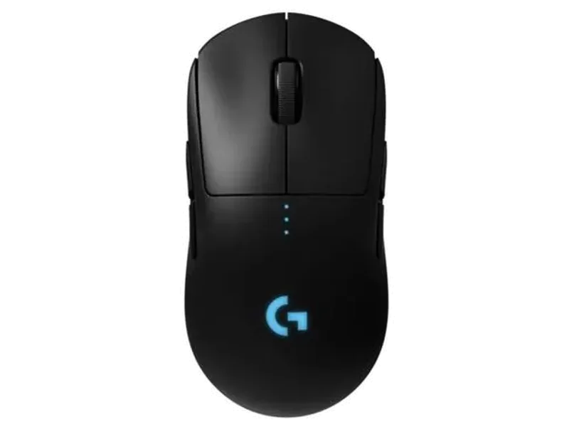 LOGITECH G Pro Wireless Ambidextrous Gaming Mouse ( 25600DPI / 8 Macro Buttons ) ( Black ) ( 910-005274 )