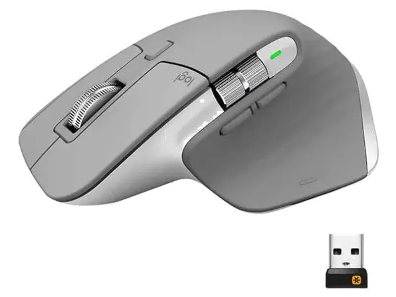 LOGITECH MX Master 3 WIreless Ergonomic Gaming Mouse ( 910-005698 ) ( 4000DPI / 7 Macro Button ) ( Grey )
