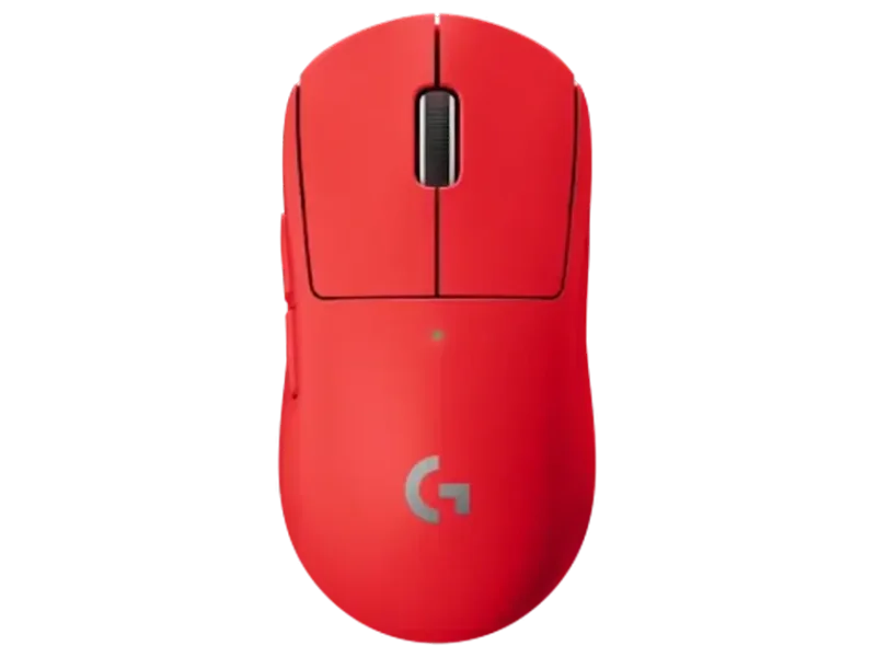 LOGITECH G Pro X Superlight Wireless Ambidextrous Gaming Mouse ( 25600DPI / 5 Macro Buttons ) ( Red ) ( 910-006786 )