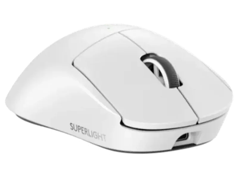 LOGITECH G PRO X Superlight 2 DEX Wireless Ergonomic Gaming Mouse ( 910-007367 / 44000DPI / 5 macro Button ) ( White )