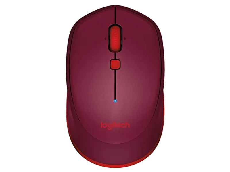 LOGITECH M337 Bluetooth Ambidextrous Gaming Mouse (M337) (1000DPI/3 Macro Button) (Red)