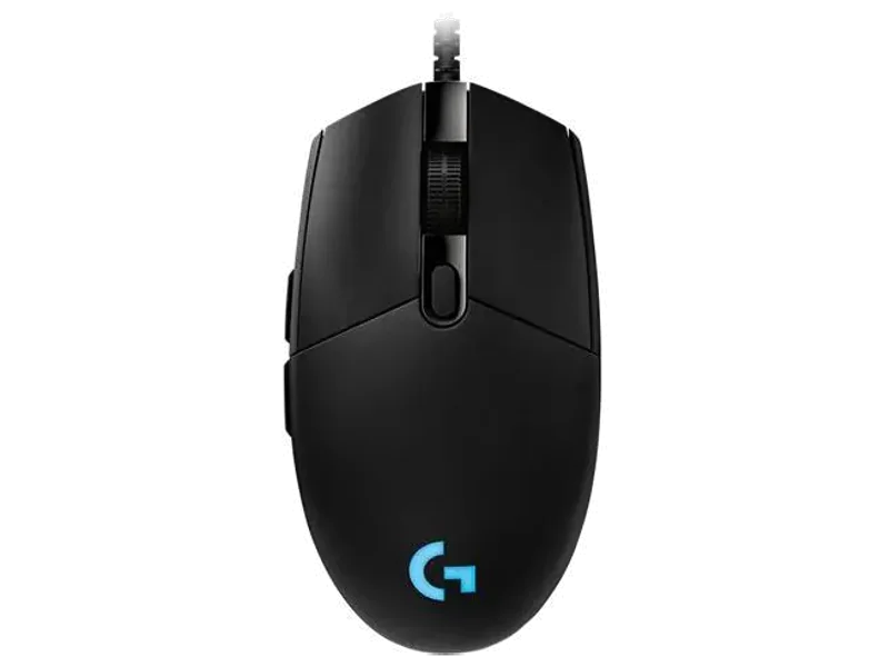 LOGITECH G Pro Wired Ambidextrous Gaming Mouse (16000DPI/6 Macro Buttons) (Black)