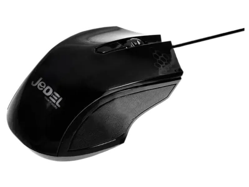 JEDEL Gadin M51BLK Wired Ambidextrous Optical Mouse