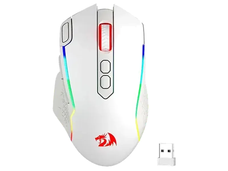 Redragon Taipan Pro M810 Pro White RGB Wireless Gaming Mouse