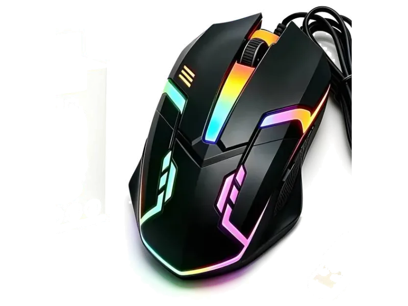 HMDMART HMD RGB Gaming Mouse41 Wired Ambidextrous Optical Gaming Mouse