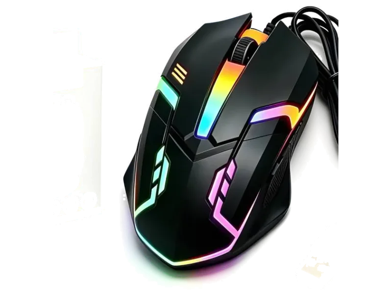 HMDMART HMD RGB Gaming Mouse51 Wired Ambidextrous Optical Gaming Mouse