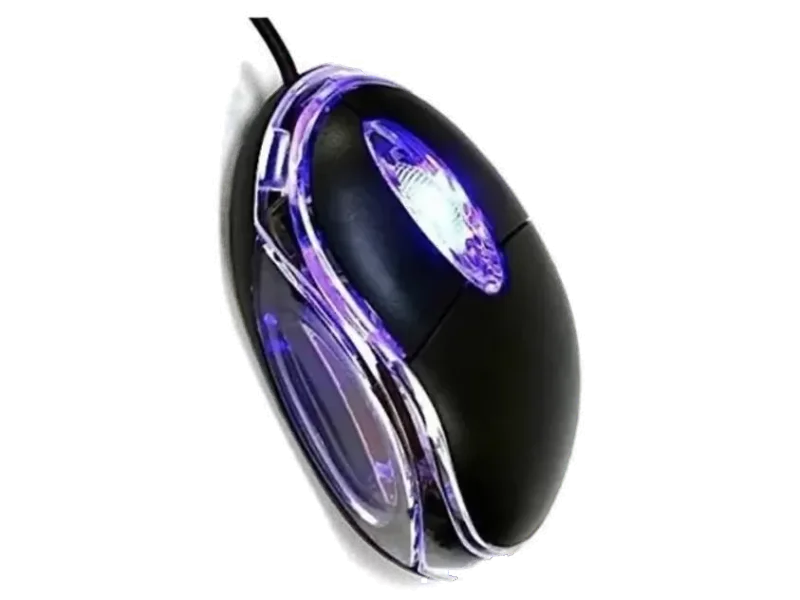 NPU Stylish USB Wired Gaming Mouse With Lighting For Laptop, PC_NP20 Wired Ambidextrous Optical Gaming Mouse