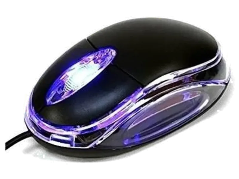 NPU Stylish USB Wired Gaming Mouse With Lighting For Laptop, PC_NP82 Wired Ambidextrous Optical Gaming Mouse