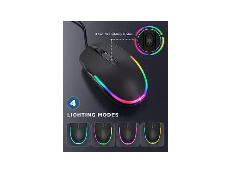 PUNTAA COLOR Wired Right Handed Optical Gaming Mouse