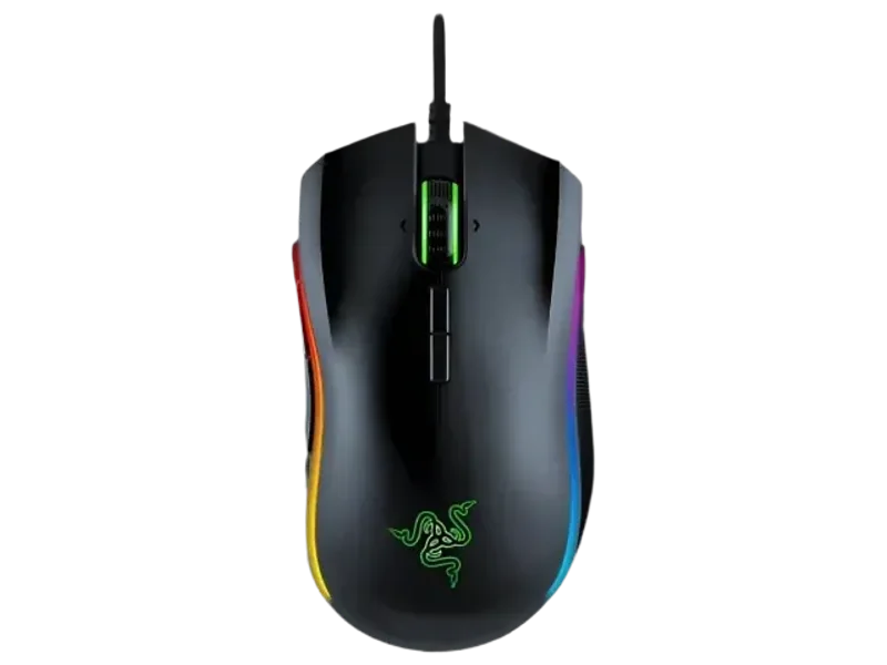 RAZER Mamba Elite Wired Ergonomic Gaming Mouse ( RZ01-02560100-R3M1 ) (16000DPI / 9 Macro Button ) ( Black )