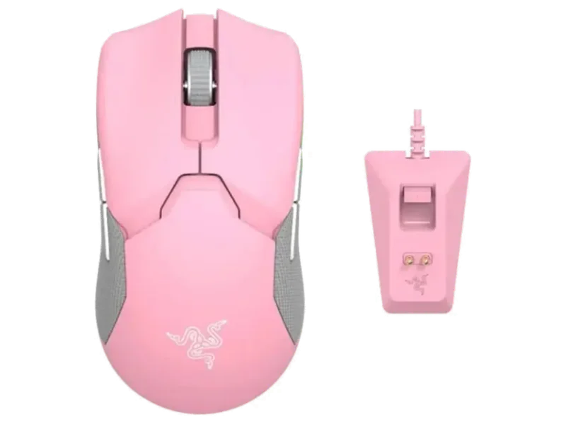 RAZER Viper Ultimate Wireless Ambidextrous Gaming Mouse ( RZ01-03050100-R3A1 ) ( 20000DPI / 6 Macro Button ) ( Quartz )