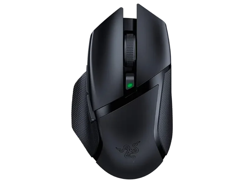 RAZER Basilisk X Hyperspeed Wireless Ergonomic Gaming Mouse ( RZ01-03150100-R3A1 ) ( 18000DPI / 7 Macro Button ) ( Black )