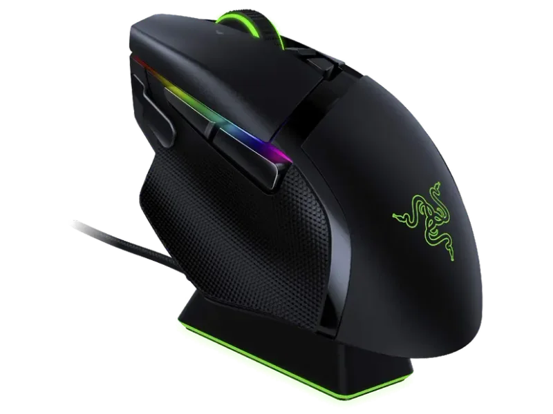 RAZER Basilisk Ultimate Hyperspeeed Wireless Ergonomic Gaming Mouse ( RZ01-03170100-R3A1 ) ( 20000DPI / 11 Macro Button ) ( Black )